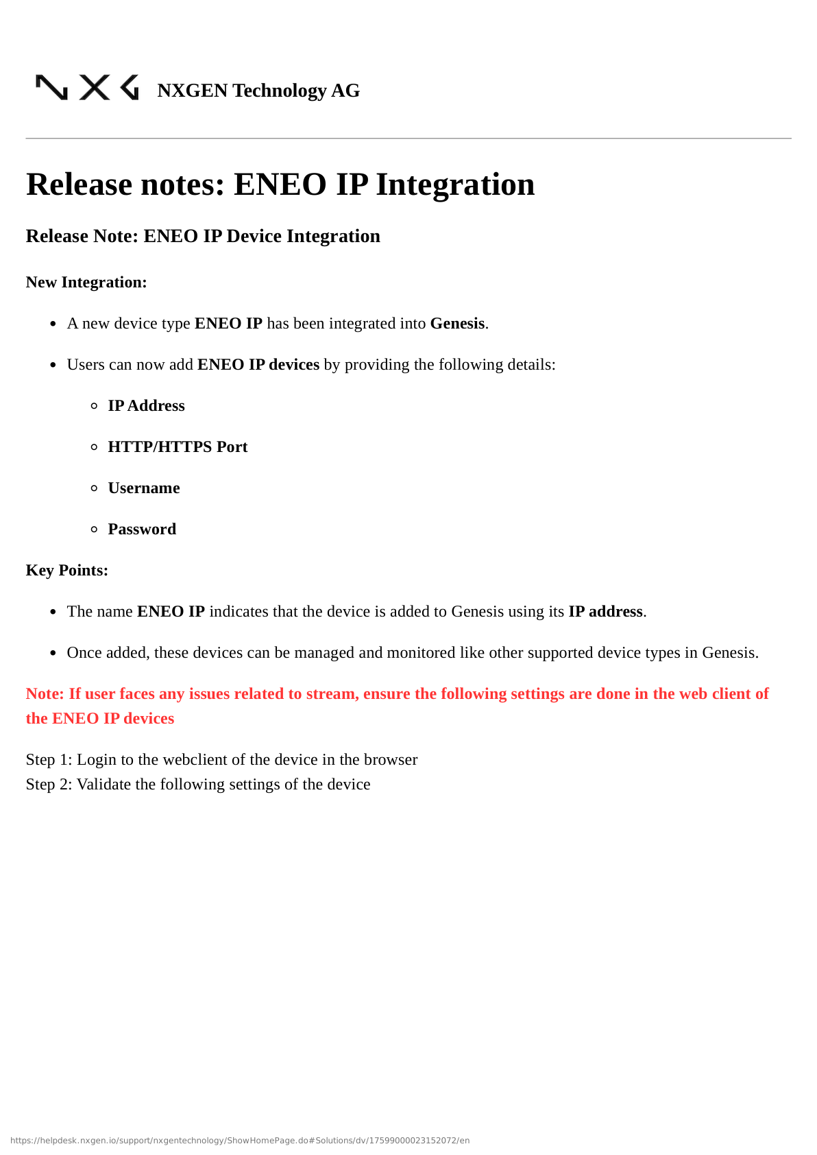 ENEOIP NVR System Status