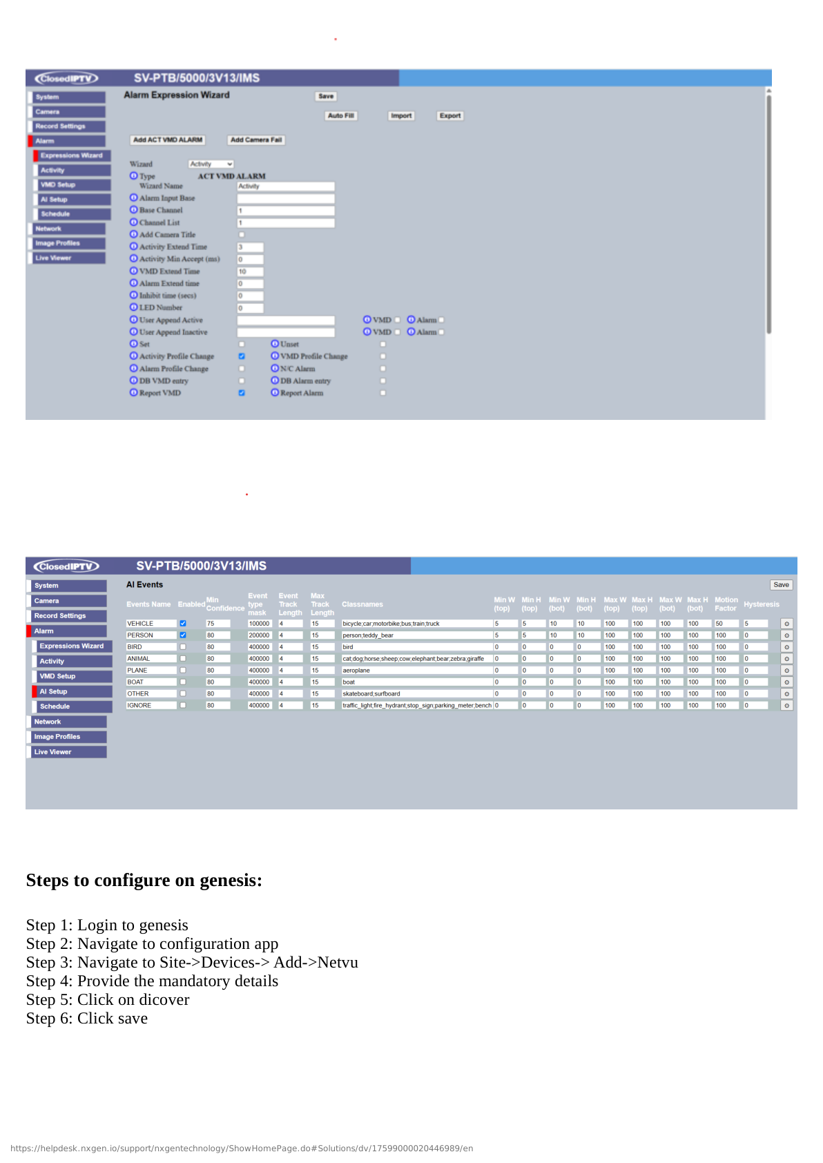 Integration Profile Selection