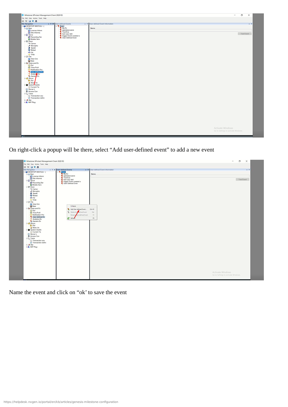 Camera Configuration