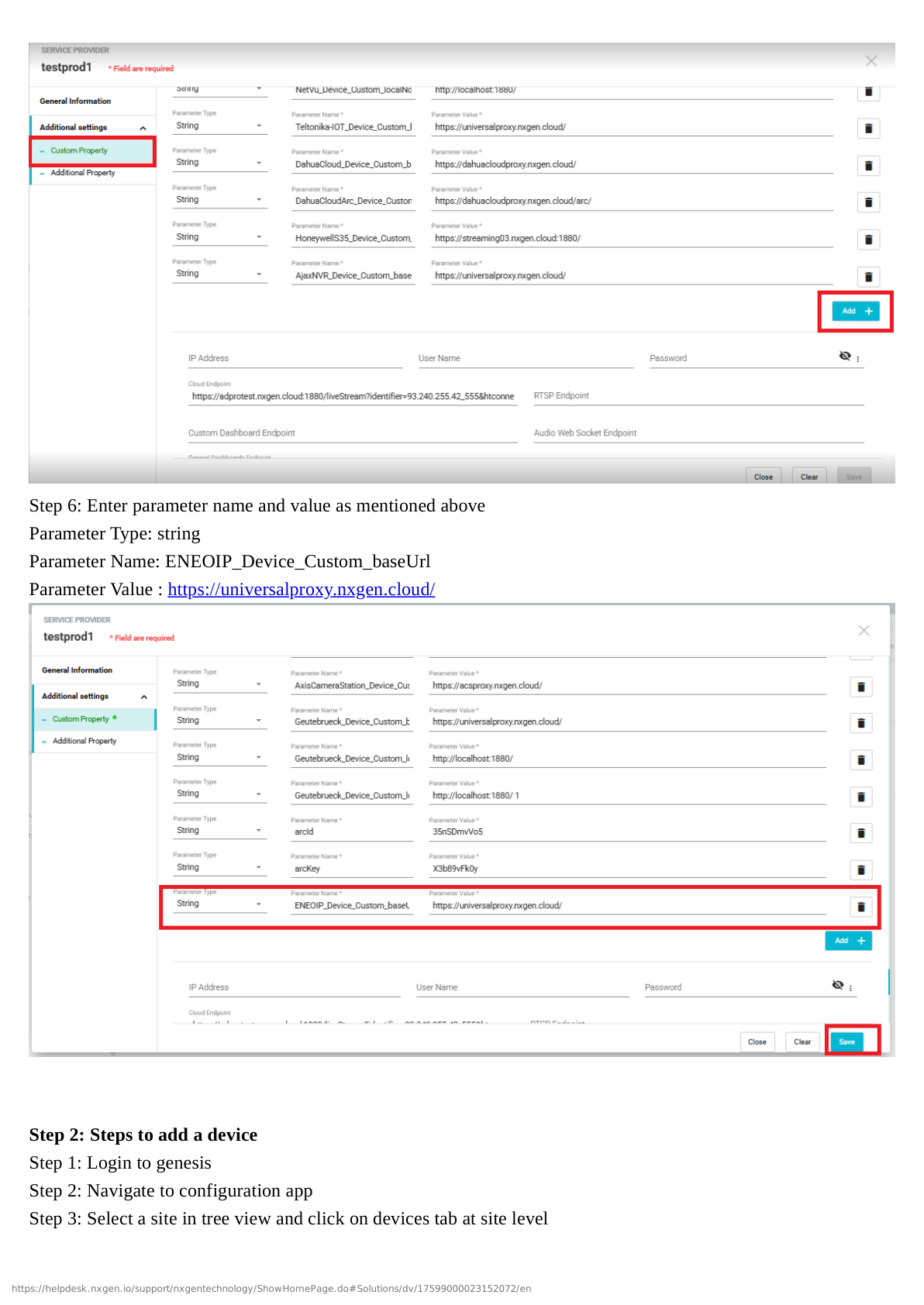IP Camera Configuration