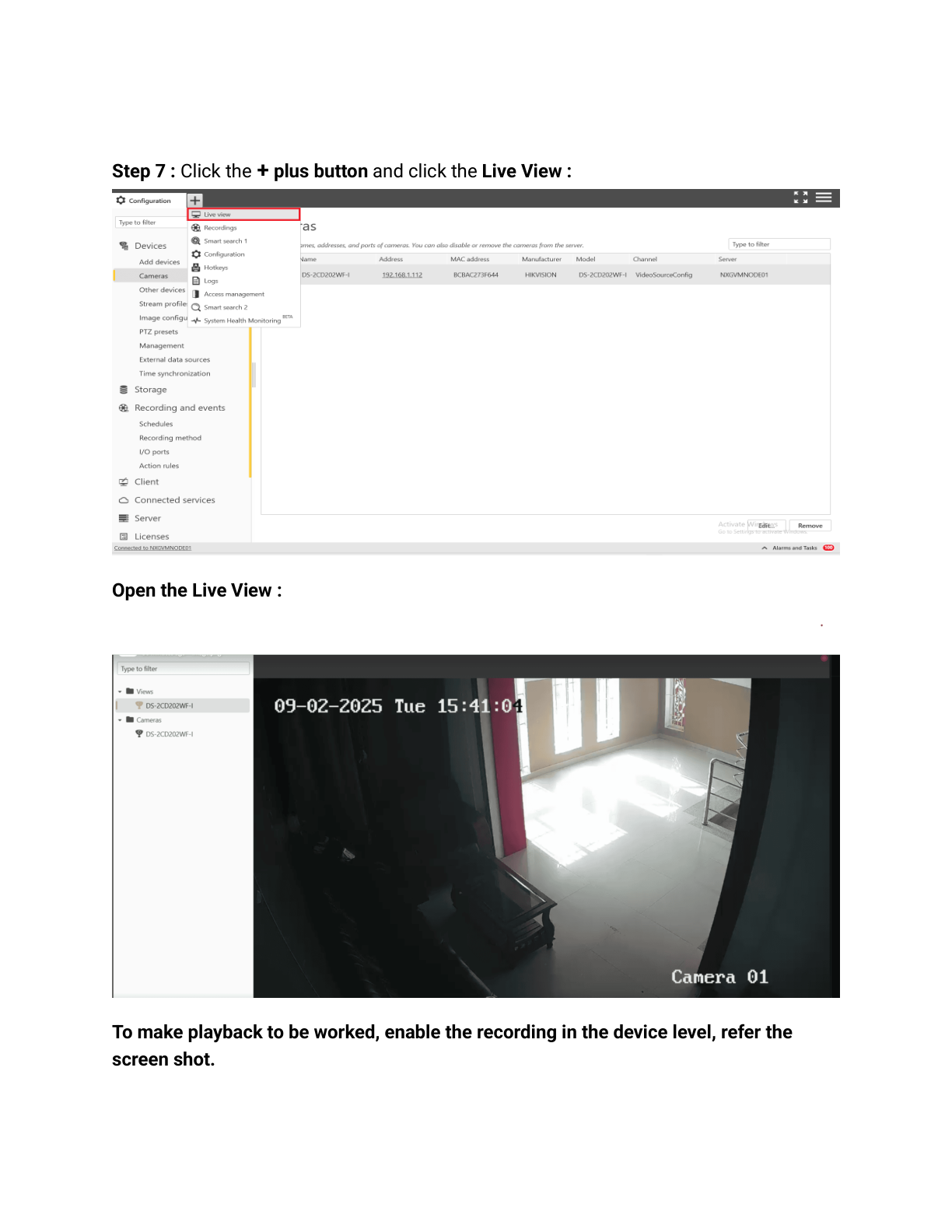 Live Streaming Verification