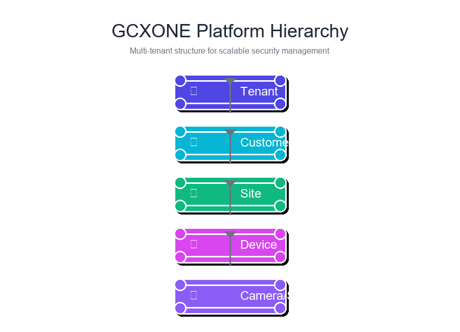 GCXONE Hierarchy Diagram